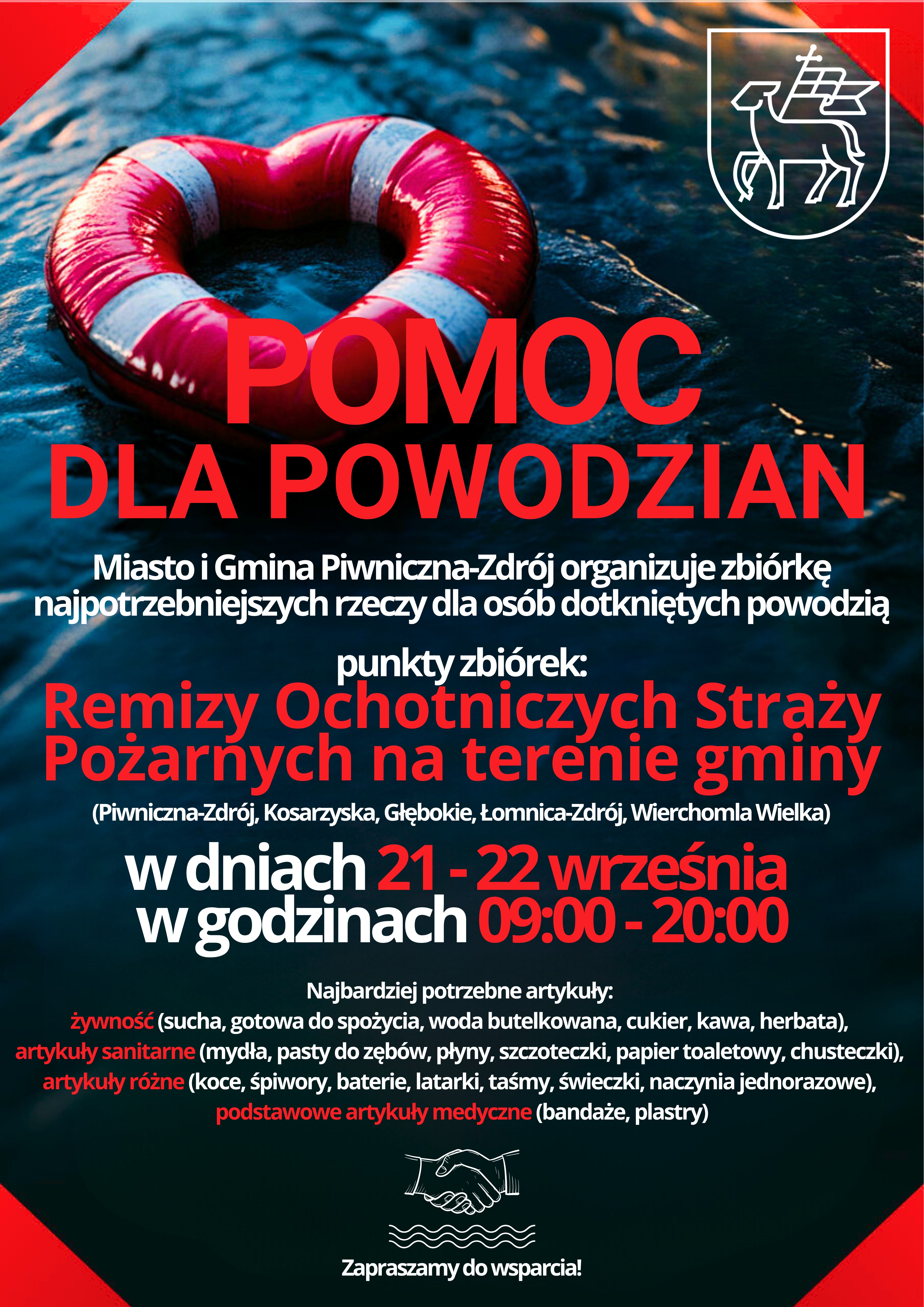 Pomoc dla powodzian