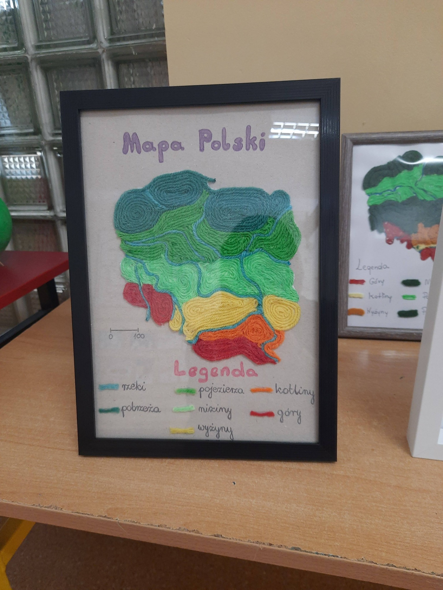 Mapa ukształtowania powierzchni  kl.7